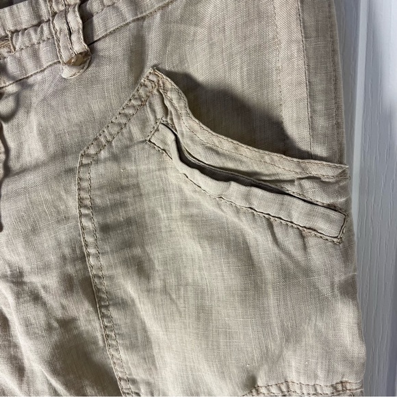 Joie Linen Cargo Crop Pants - Picture 10 of 13